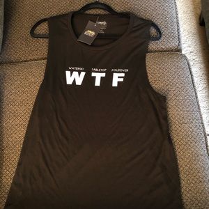 BMWT SIMPLYWORKOUT barre class muscle tank WTF